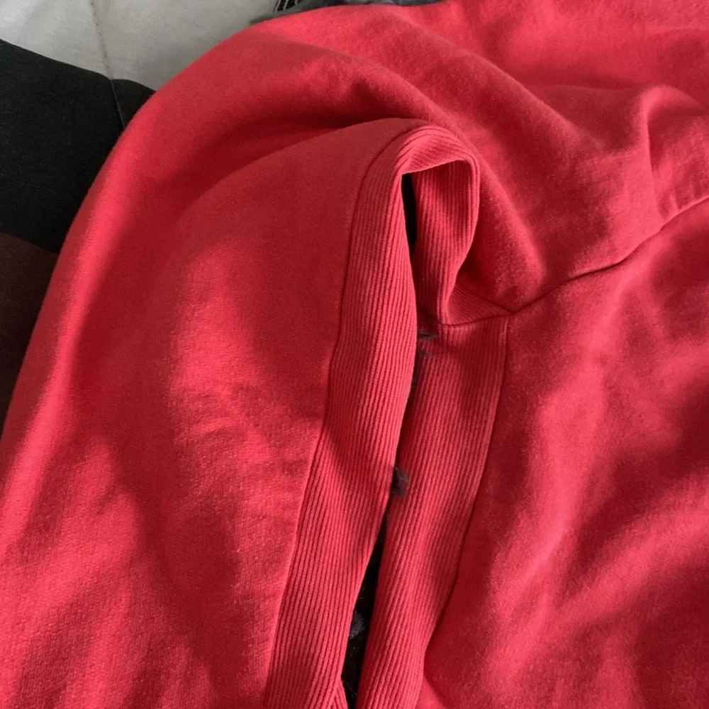 Gymshark coral red cropped hoodie - Picture 16 of 17